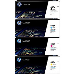 HP 658X Toner Cartridge Set