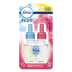 Febreze PLUG Air Freshener Refills, Downy April Fresh, 0.87 oz Refill, 2/Pack (74908)