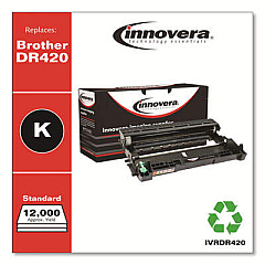 Innovera Remanufactured Black Drum Unit, Replacement for DR420