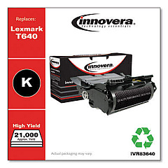 Innovera Remanufactured Black High-Yield Toner, Replacement for T640