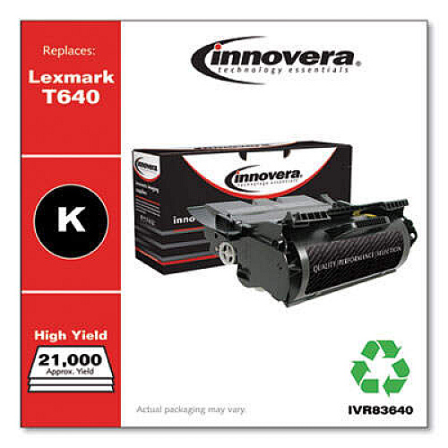 Innovera Remanufactured Black High-Yield Toner, Replacement for T640