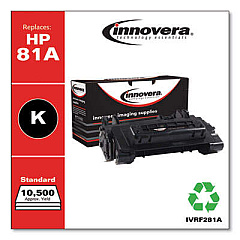 Innovera Remanufactured Black Toner, Replacement for 81A (CF281A)