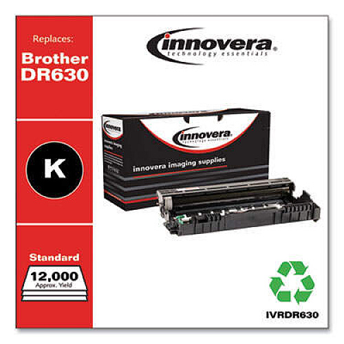Innovera Remanufactured Black Drum Unit, Replacement for DR630