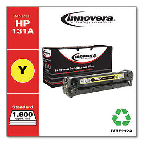 Innovera Remanufactured Yellow Toner, Replacement for 131A (CF212A)