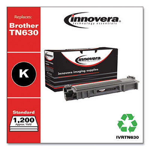 Innovera Remanufactured Black Toner, Replacement for TN630