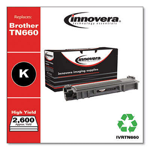 Innovera Remanufactured Black High-Yield Toner, Replacement for TN660