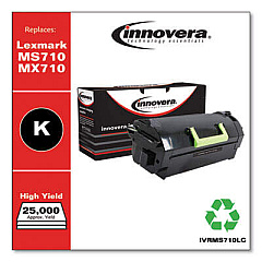 Innovera Remanufactured Black High-Yield Toner, Replacement for MS710/MX710