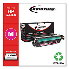 Innovera Remanufactured Magenta Toner, Replacement for 648A (CE263A)