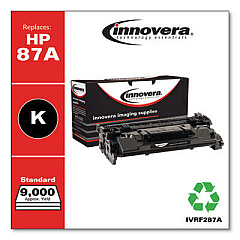 Innovera Remanufactured Black Toner, Replacement for 87A (CF287A)