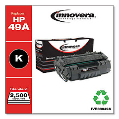 Innovera Remanufactured Black Toner, Replacement for 49A (Q5949A)
