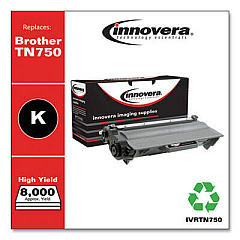 Innovera Remanufactured Black High-Yield Toner, Replacement for TN750