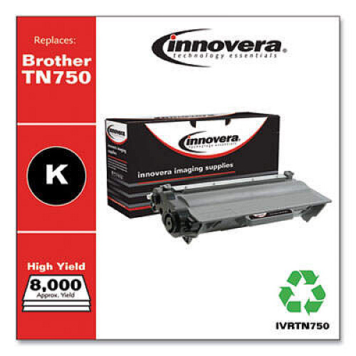 Innovera Remanufactured Black High-Yield Toner, Replacement for TN750