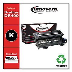 Innovera Remanufactured Black Drum Unit, Replacement for DR400