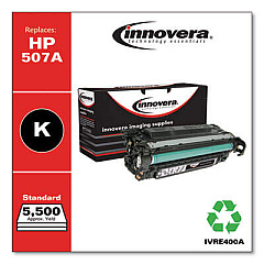 Innovera Remanufactured Black Toner, Replacement for 507A (CE400A)
