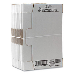 Duck Self-Locking Mailing Box, Regular Slotted Container (RSC), 11.5" x 8.75" x 2.13", White, 25/Pack (1147604)