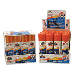 Elmer's Washable School Glue Sticks, 0.24 oz, Applies and Dries Clear (E516)