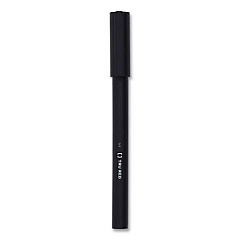 TRU RED Quick Dry Gel Pen, Stick, Fine 0.5 mm, Black Ink, Black Barrel, 24/Pack (24376922)