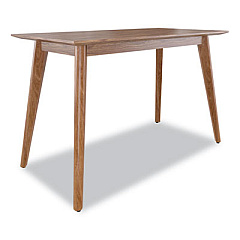 Union & Scale MidMod Writing Desk, 47.6" x 23.7" x 29.5", Rich Espresso (24398971)