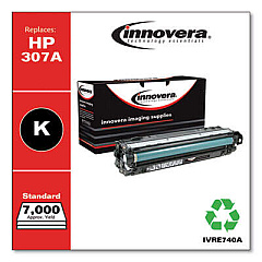 Innovera Remanufactured Black Toner, Replacement for 307A (CE740A)