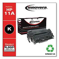 Innovera Remanufactured Black Toner, Replacement for 11A (Q6511A)