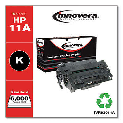 Innovera Remanufactured Black Toner, Replacement for 11A (Q6511A)