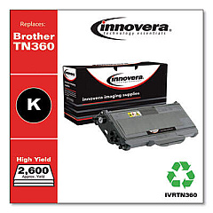 Innovera Remanufactured Black High-Yield Toner, Replacement for TN360