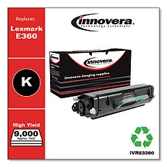 Innovera Remanufactured Black Toner, Replacement for E360H21A