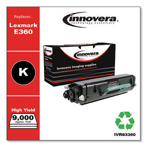 Innovera Remanufactured Black Toner, Replacement for E360H21A