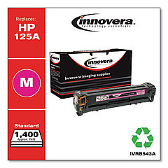 Innovera Remanufactured Magenta Toner, Replacement for 125A (CB543A)