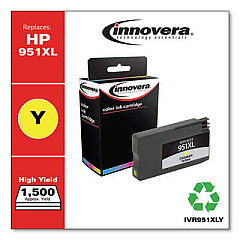 Innovera Remanufactured Yellow High-Yield Ink, Replacement for 951XL (CN048AN)