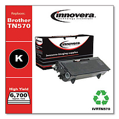 Innovera Remanufactured Black High-Yield Toner, Replacement for TN570