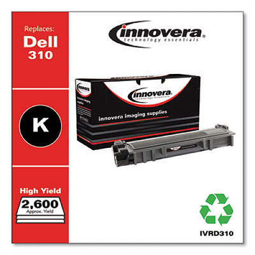 Innovera Remanufactured Black High-Yield Toner, Replacement for 593-BBKC