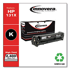 Innovera Remanufactured Black High-Yield Toner, Replacement for 131X (CF210X)