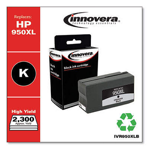 Innovera Remanufactured Black High-Yield Ink, Replacement for 950XL (CN045AN)