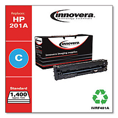 Innovera Remanufactured Cyan Toner, Replacement for 201A (CF401A)
