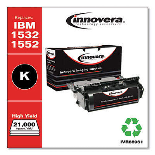 Innovera Remanufactured Black High-Yield Toner, Replacement for 75P6960
