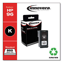 Innovera Remanufactured Black Ink, Replacement For 96, (C8767WN)