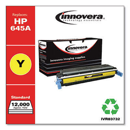 Innovera Remanufactured Yellow Toner, Replacement for 645A (C9732A)