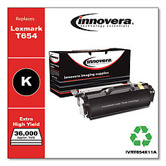 Innovera Remanufactured Black Toner, Replacement for T654X11A