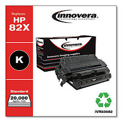 Innovera Remanufactured Black High-Yield Toner, Replacement for 82X (C4182X)