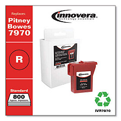 Innovera Compatible Red Postage Meter Ink, Replacement for 797-0 (7970)