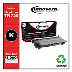 Innovera Remanufactured Black Toner, Replacement for TN720