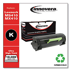 Innovera Remanufactured Black Ultra High-Yield Toner, Replacement for MS410/MX410