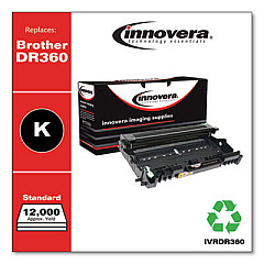 Innovera Remanufactured Black Drum Unit, Replacement for DR360