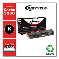 Innovera Remanufactured Black High-Yield Toner, Replacement for 106R02777