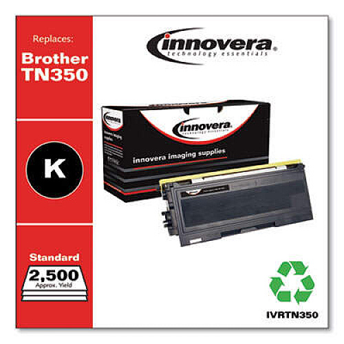 Innovera Remanufactured Black Toner, Replacement for TN350