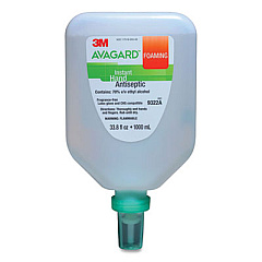 3M Avagard Instant Antiseptic Foam Hand Sanitizer, 1,000 mL Wall Mount Bottle, Fragrance-Free (1686167)