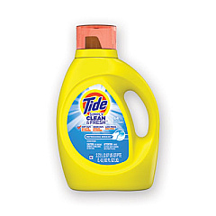 Tide Simply Clean and Fresh Laundry Detergent, Refreshing Breeze, 64 Loads, 92 oz Bottle, 4/Carton (44206)