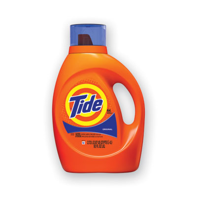Tide Liquid Laundry Detergent, Original Scent, 64 Loads, 92 oz Bottle, 4/Carton (40218)