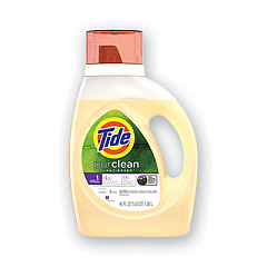 Tide PurClean Liquid Laundry Detergent, Honey Lavender, 32 Loads, 46 oz Bottle, 6/Carton (42046)